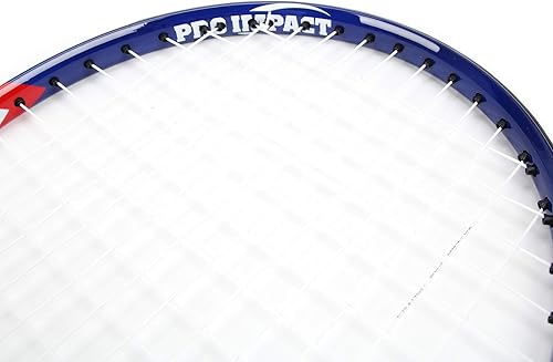 Miniatura 4 de Pro Impact Raquetas de tenis para niños y jóvenes, entrenamiento de agarre, ligeras, marco duradero, agarre cómodo, con cuerdas unidas para
