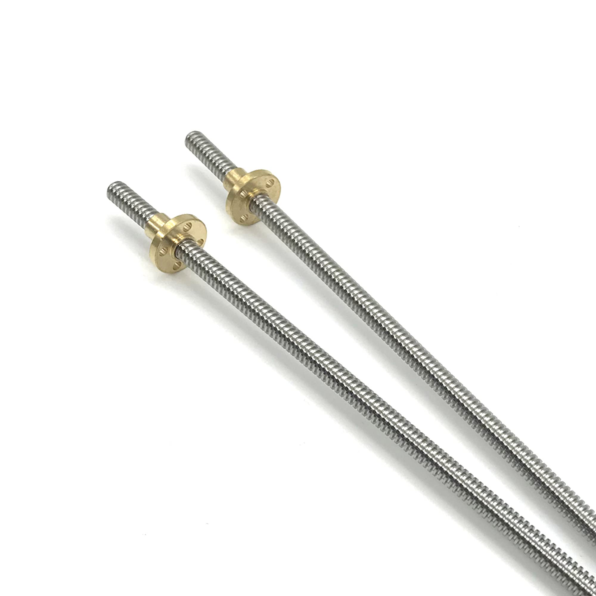 2pcs 400mm Tr8X8 Lead Screw with T8 Brass Nut for 3D Printer Machine Z Axis(Acme Thread, 2mm Pitch, 4 Start, 8mm Lead) — Amazon image 11