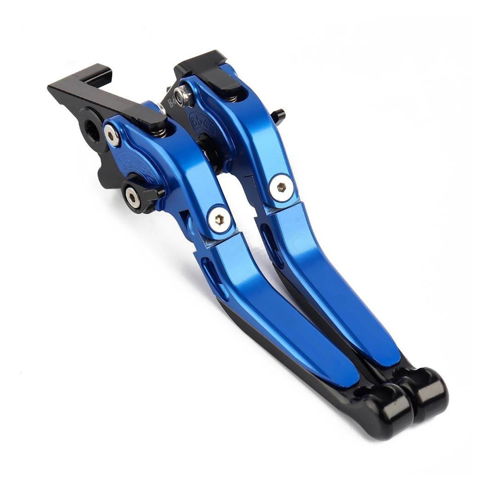 Usqbuzhhk Black Blue Brake Clutch Lever Motorcycle Handle Brake Clutch Folding Brake Clutch Levers For Cb400 Sf Cb400sf Vtec Revo 2002-2022(Black Blue)