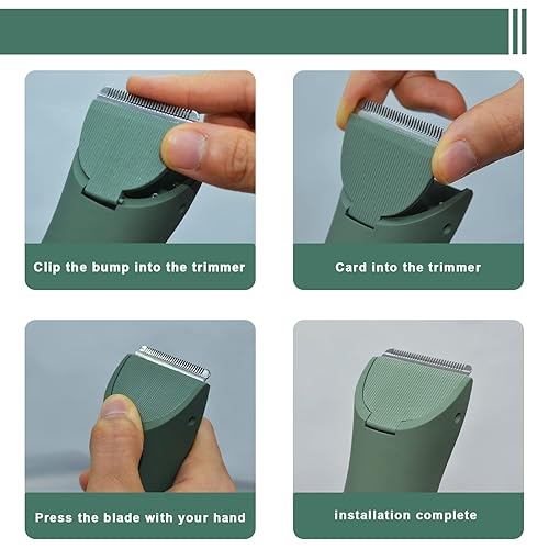 Miniatura 6 de Audoc 3 cuchillas de repuesto para recortadora Meridian, cuchillas higiénicas de repuesto de cerámica para recortadora de cuerpo Meridian (ónix y