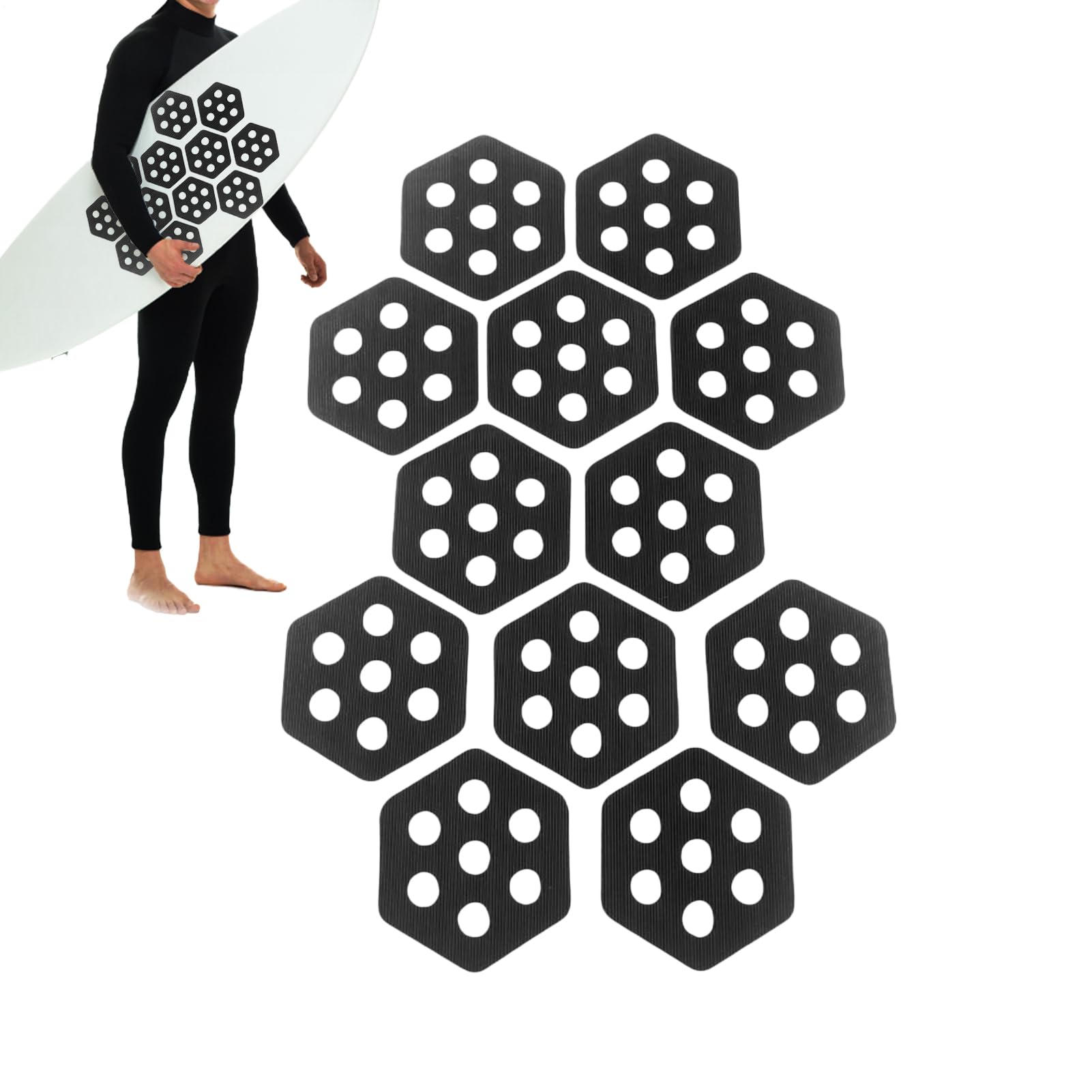 Paddle Board Traktion Pad,Mehrere Rutschhemmende Surfboard Griffmatten | Wassersportzubehör Für Meer Sommeraktivitäten