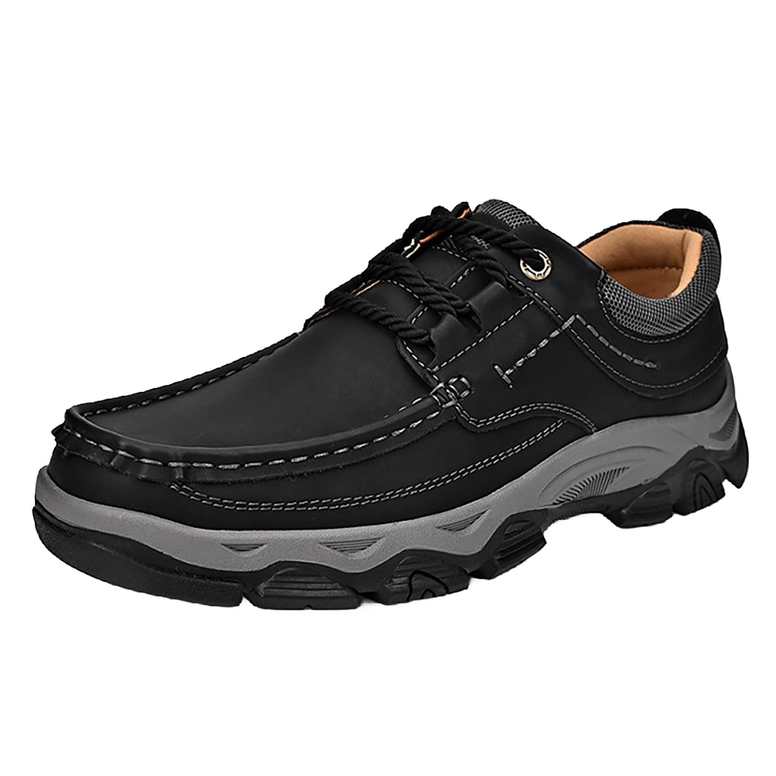 Generisch Trachten Sneaker Herren Sommer Vintage Lederschuhe Business Trachtenschuhe Breit Leder Schuhe Mokassins Elegant Sommerschuhe Modern Halbschuhe Hochzeit Herrenschuhe