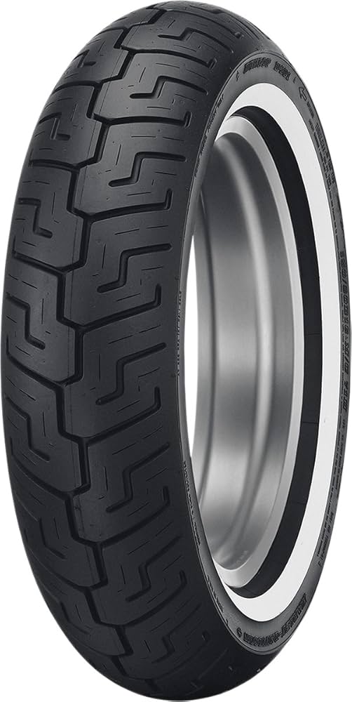 DUNLOP D401 150/80B16 M/C 71H ホワイトリボン　ロゴ DUNLOP D401 150/80B16 M/C 71H ホワイトリボン ロゴ Amazon.com