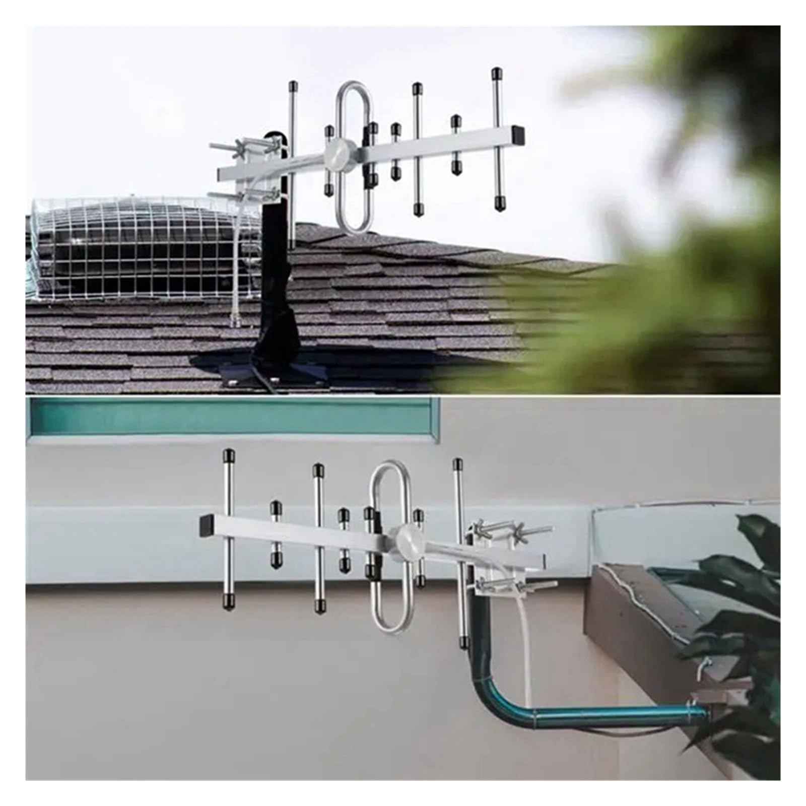 Antenna TV Digitale HDTV 4K Amplificata Esterna Amplificatore Di Segnale Portata 300 Miglia Installazione Facile E Chiara Copertura più ampia