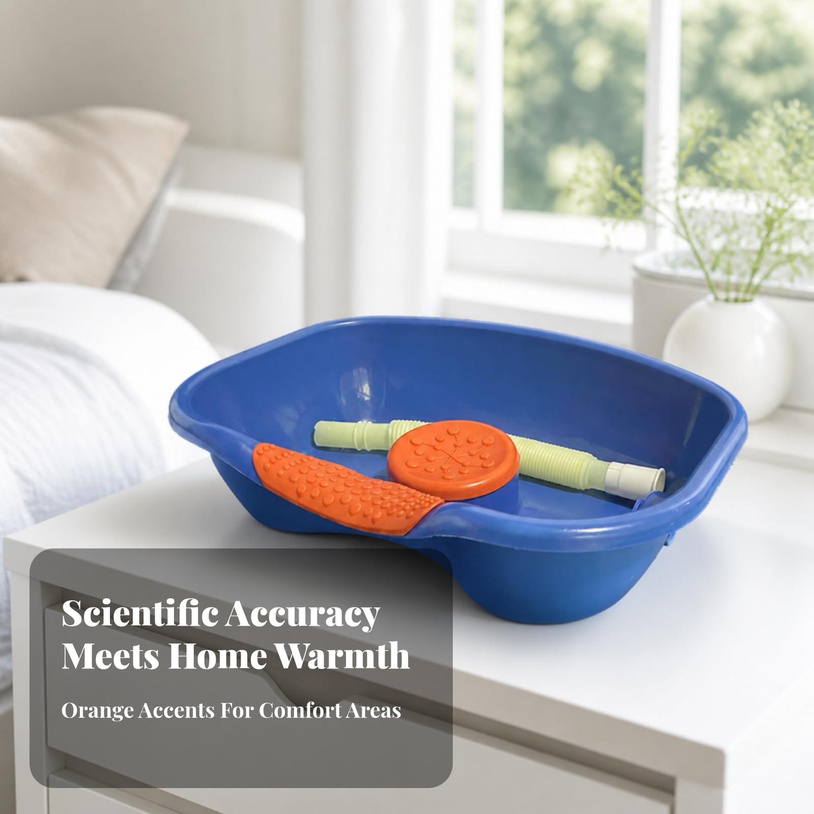 à Shampoing Appui-Tête Repose-C Ergonomique Lavabo Tuyau D'évacuation Sûr Bassin Lavage eux, Bleu Foncé, Renforcé 150cm Épais