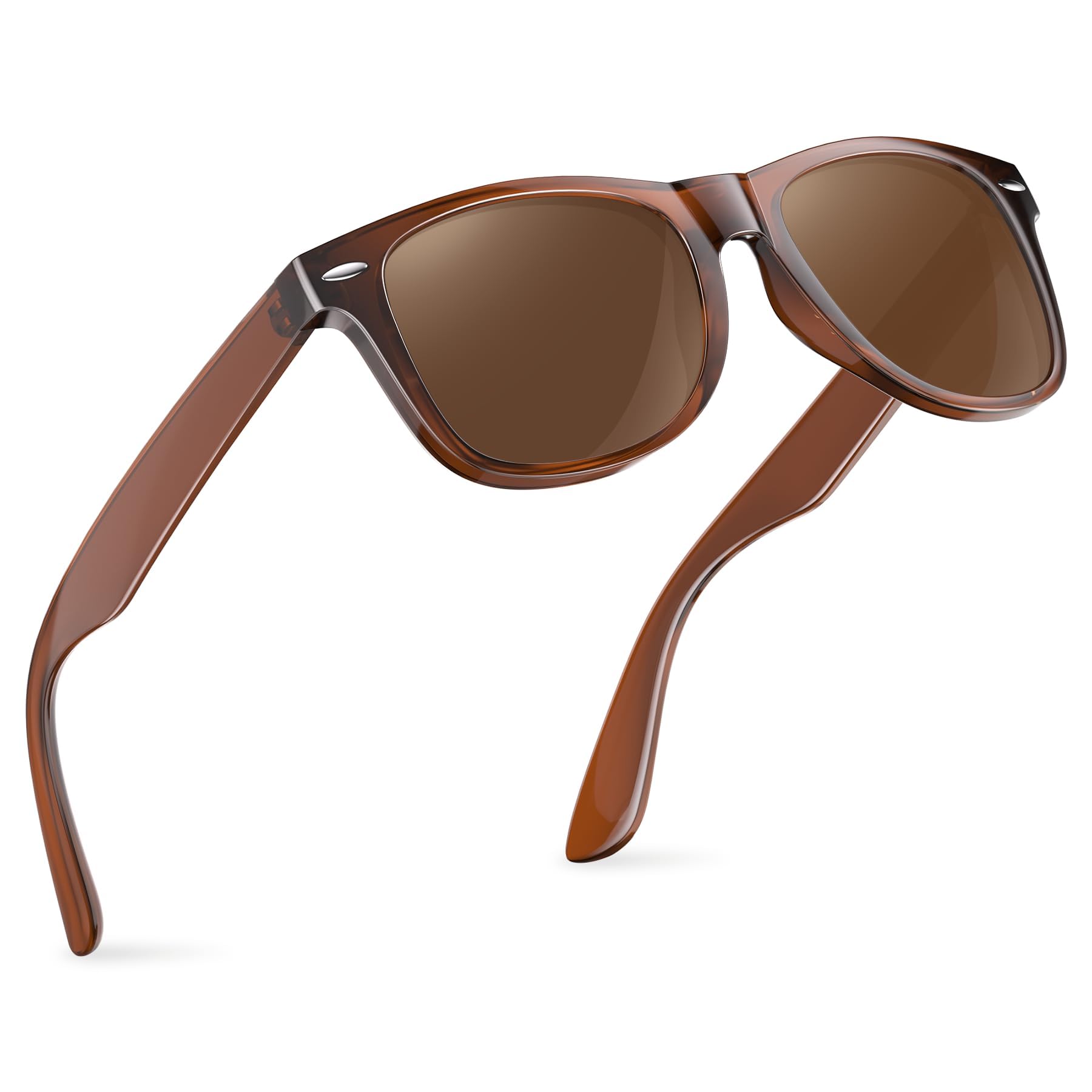Glapeame Polarisiert-Sonnenbrille-Herren-Damen-Sonnenbrillen-Sunglasses-Men-Woman-Sonnenbrille Schwarz-UV400-Unisex-Retro-Vintage-Klassische-Polarisierte-Brille-Sportbrille-für Fahren-Camping