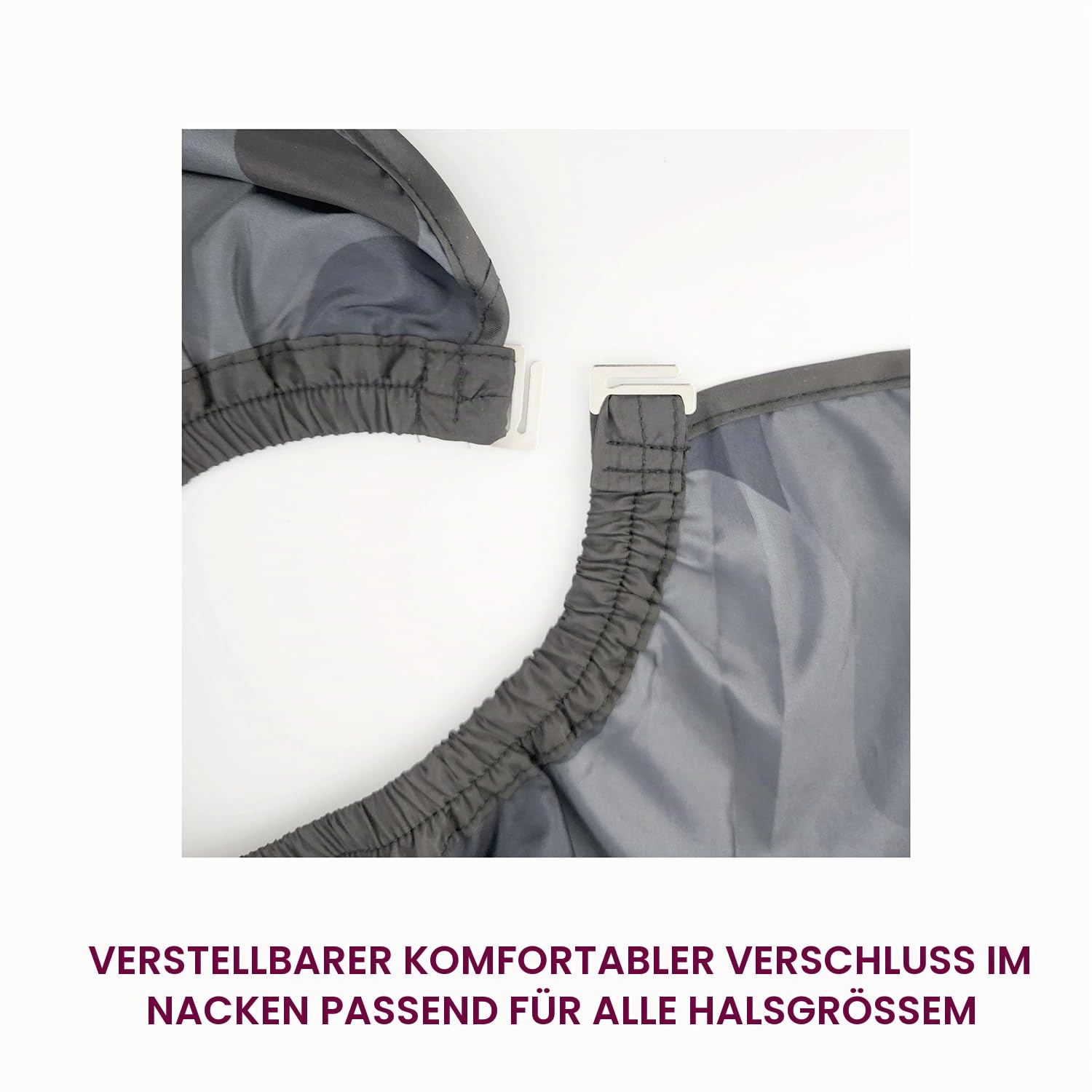 STYLECRAFT Friseurumhang | Friseurumhang | mehrfarbig | verstellbarer Verschluss | antistatisch und wasserabweisend | 100% Polyester | schnelltrocknend | 146 x 140 cm