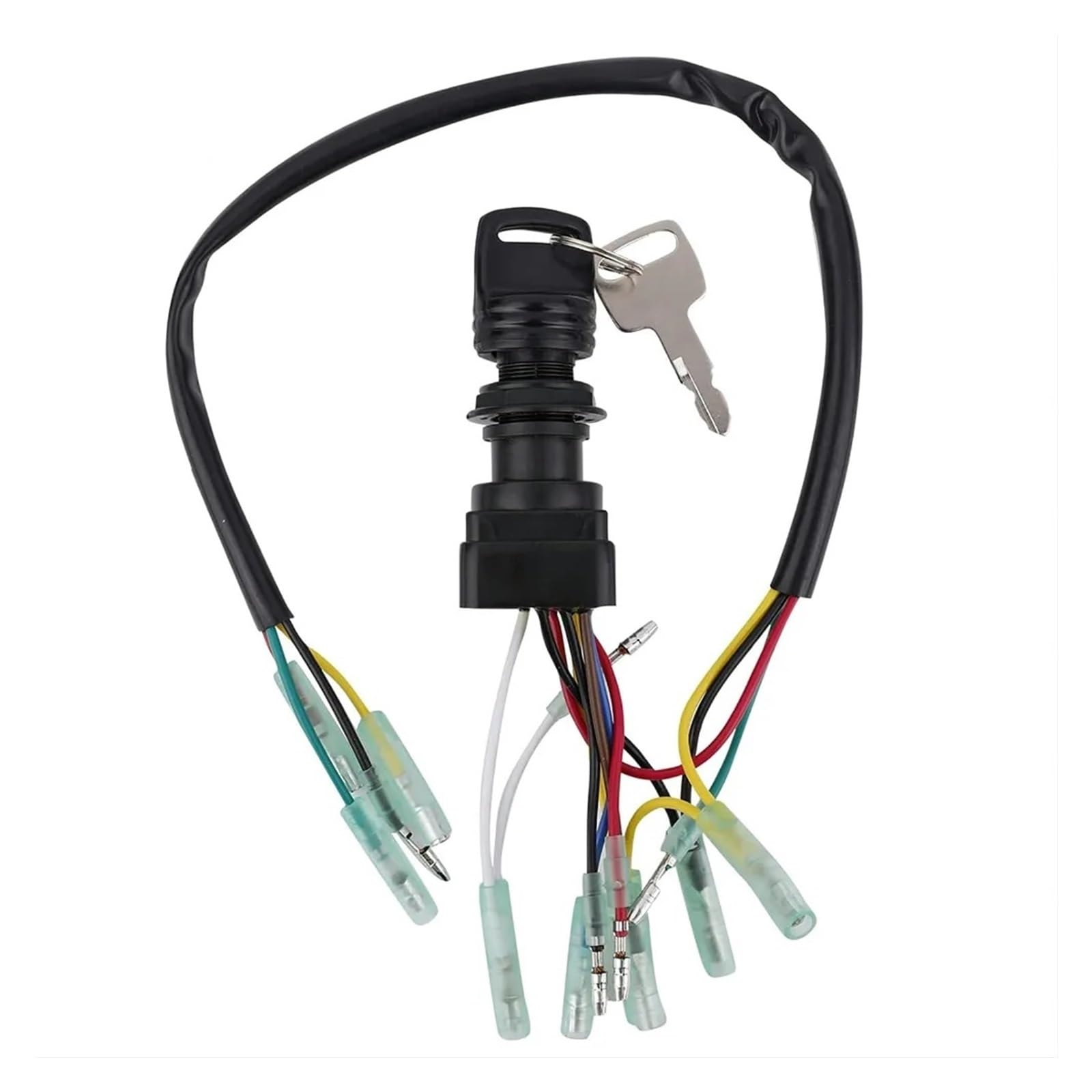 Cerradura de motocicleta Compatible con fuera de borda 703-8 2510-43-00 interruptor de llave fuera de borda interruptor de encendido de motocicleta Interruptor de Encendido