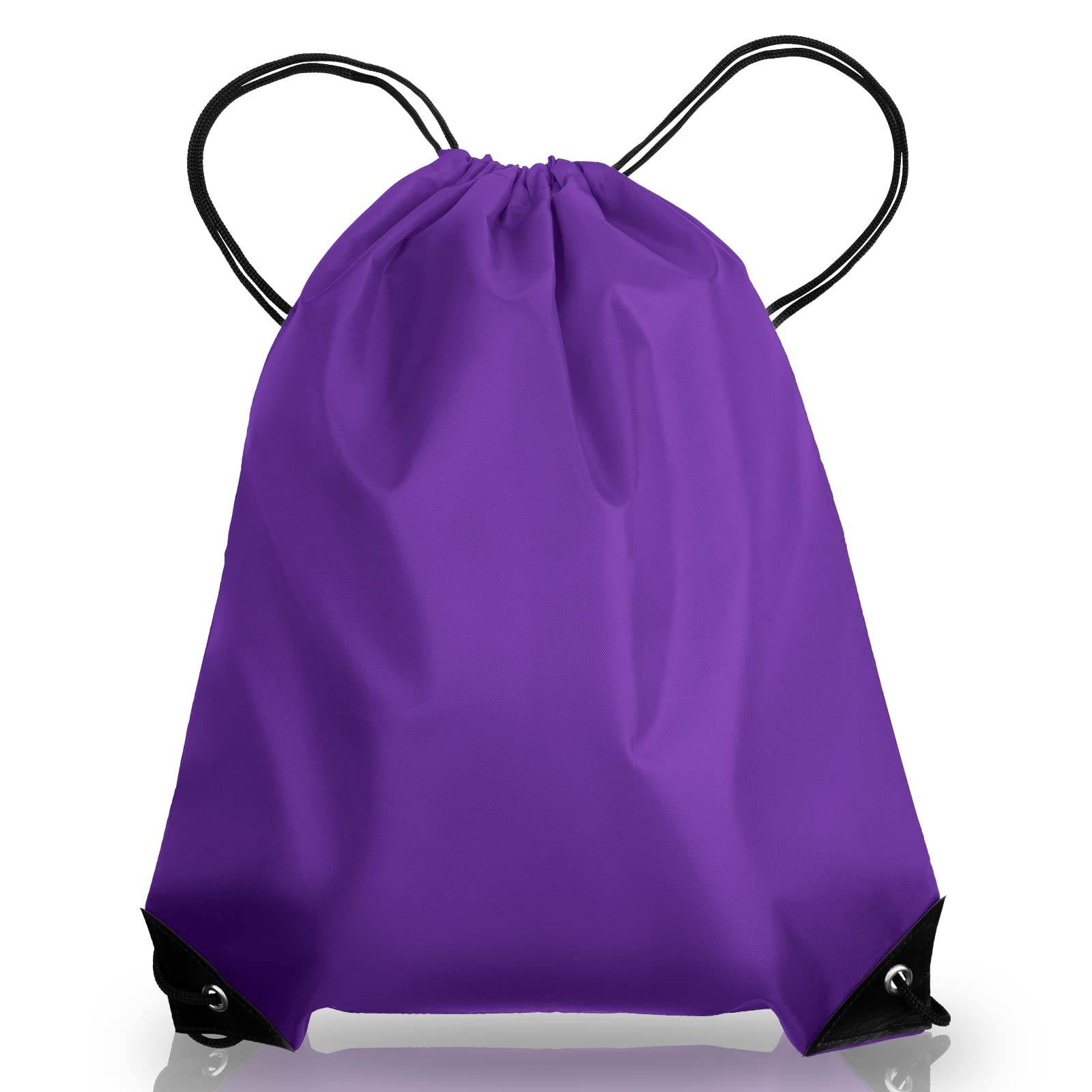 Drawstring Bags, Unisex Swimming Bag, Large PE Bag, Sports Backpack, Personalised Waterproof Gym Sack - Suitable for School/Beach/Holidays/Travel/Swimming and Various Activities, Purple,