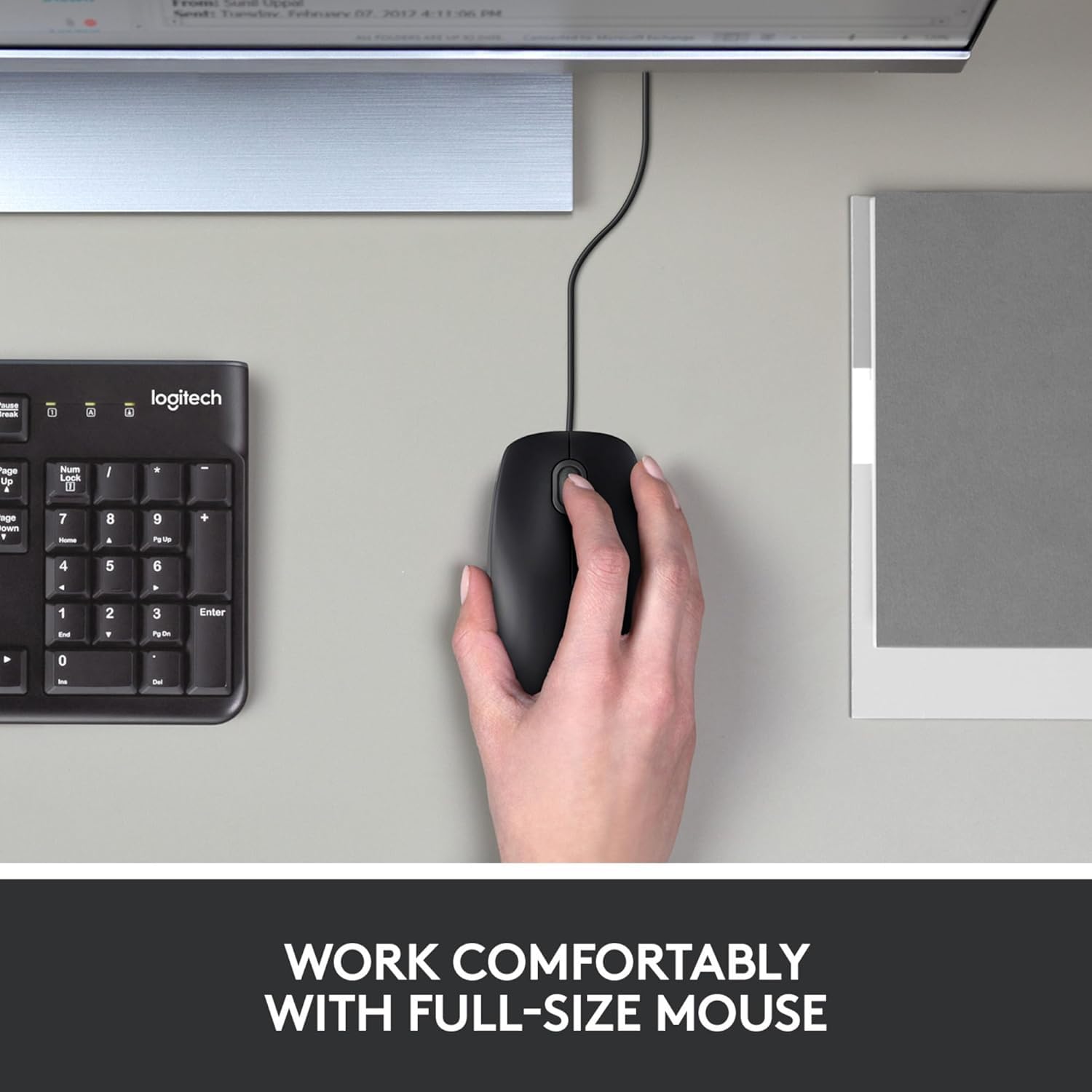 Logitech B100 Optical Business Mouse [zestaw 10 sztuk, czarna]