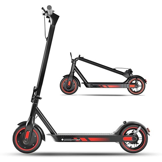 Patinete Eléctrico Alta Potencia de 350W/500w,NeumáTico 21.6/25.4CM,hasta 25KM/H,Largo Alcance 35/45 KM,Sistema de Frenado de Doble,Scooter Plegable para Adultos,Carga MáXima de 120kg,Control App