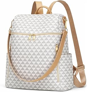 Tatuaa Backpack Purse for Women | Women’s Stylish Geometric Triangle Backpack | Convertible Shoulder Bag, Multi-Compartmen...