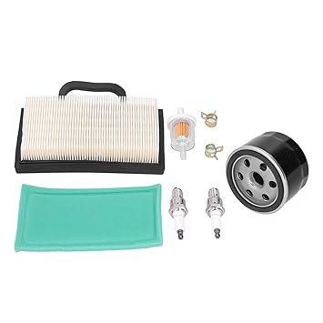 Lawn Mower Air Filter, Stable 273638 Perfectly Match Oil Filter with Spark Plug for Garden