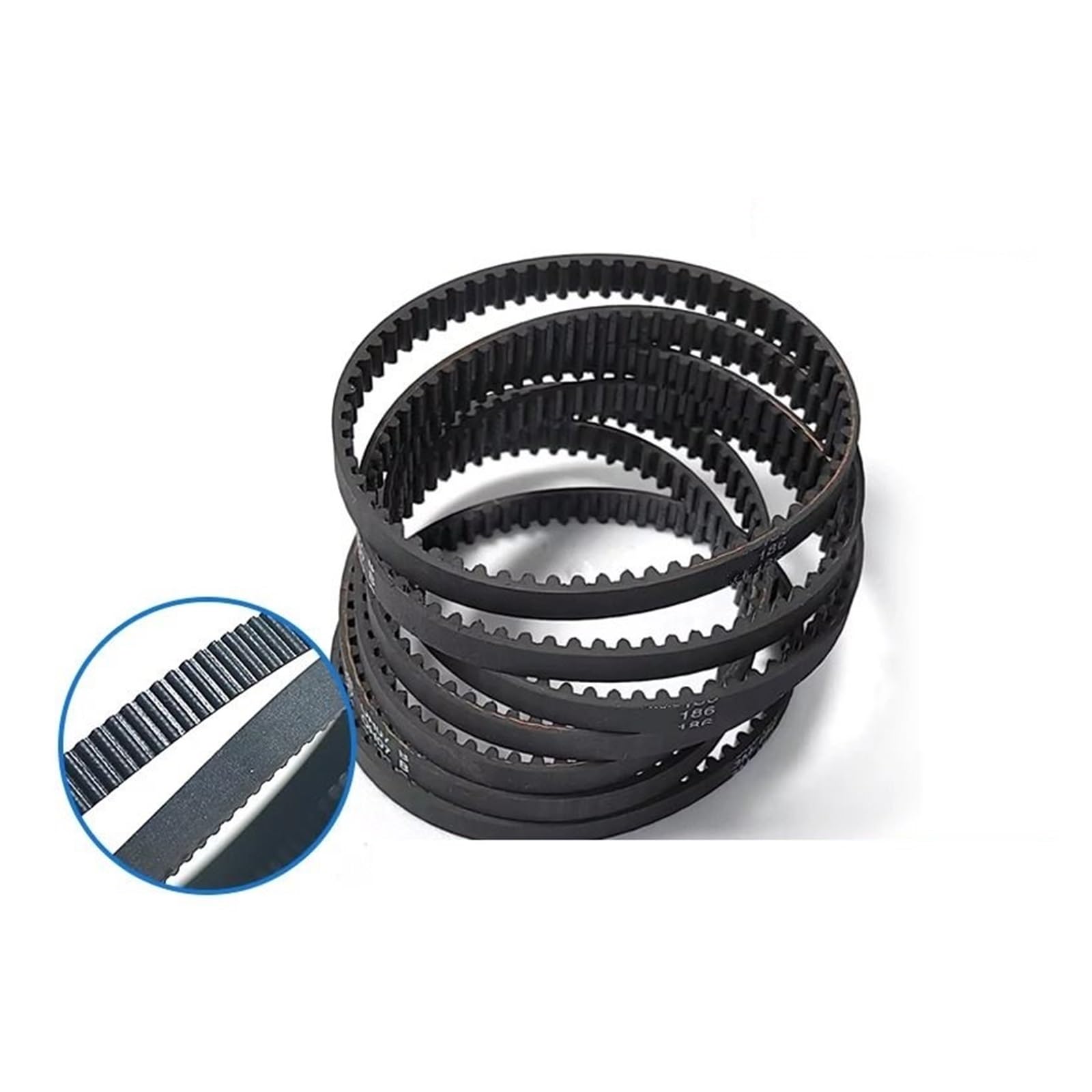 Antriebsriemen Motorräder Zahngummi-Synchronantriebsriemen HTD186 3 * M Breite 3-15 Mm Für Karcher FC3 FC 5 Staubsauger(10PIECES_12MM)