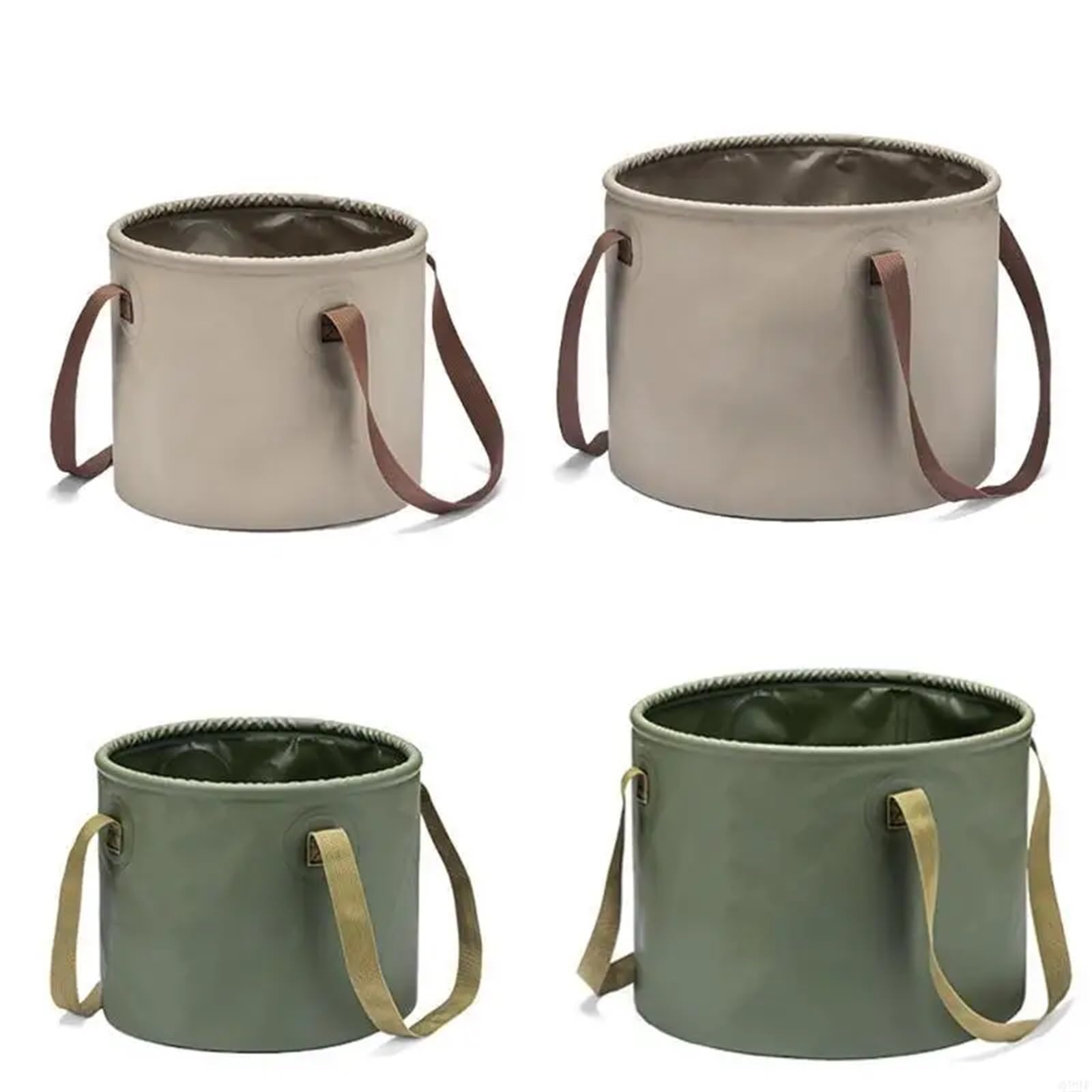 Camping-Klappeimer, rund, auslaufsicher, 10/20 l