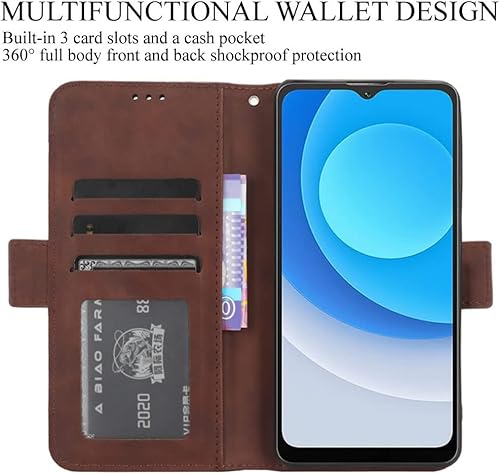 Miniatura 2 de Blackview A53  Blackview A53 Pro - Funda magnética de cuerpo completo, a prueba de golpes, con tarjetero para Blackview A53  Blackview A53 Pro