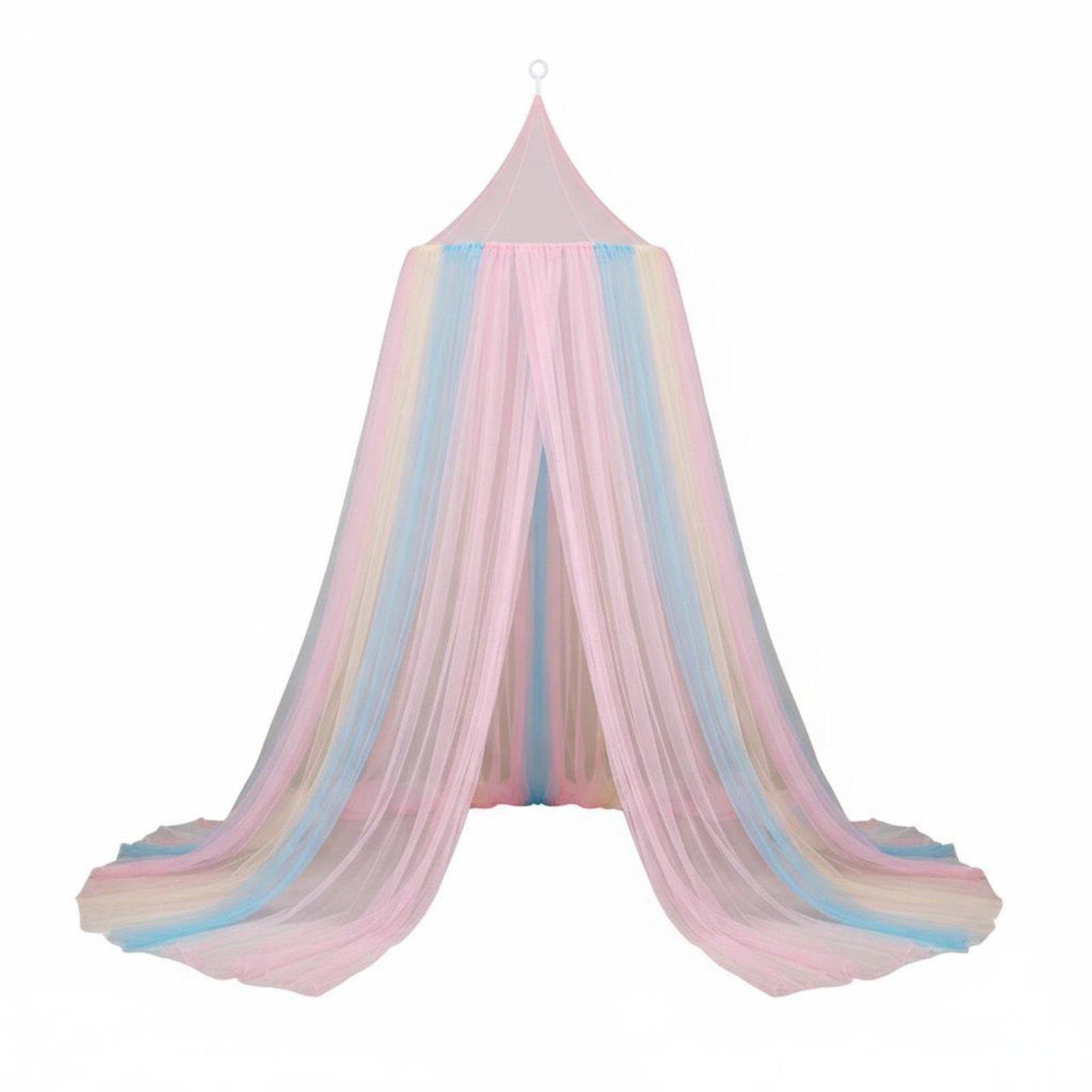CALANDIS Single Door Canopy Net No Installation Princess Bed Covering Dome Bed Canopy for Kids, Bedroom | Canopies & Netting | Bedding-image-15