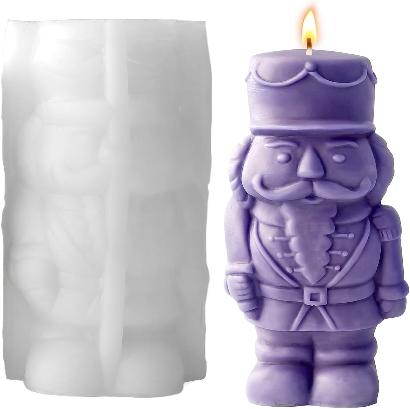 キャンドル - ソープシリコーン、職人くるみ割り人形エポキシ樹脂石膏、ウェディングテーブル、ウェディングルーム用、ホームプッシュプル