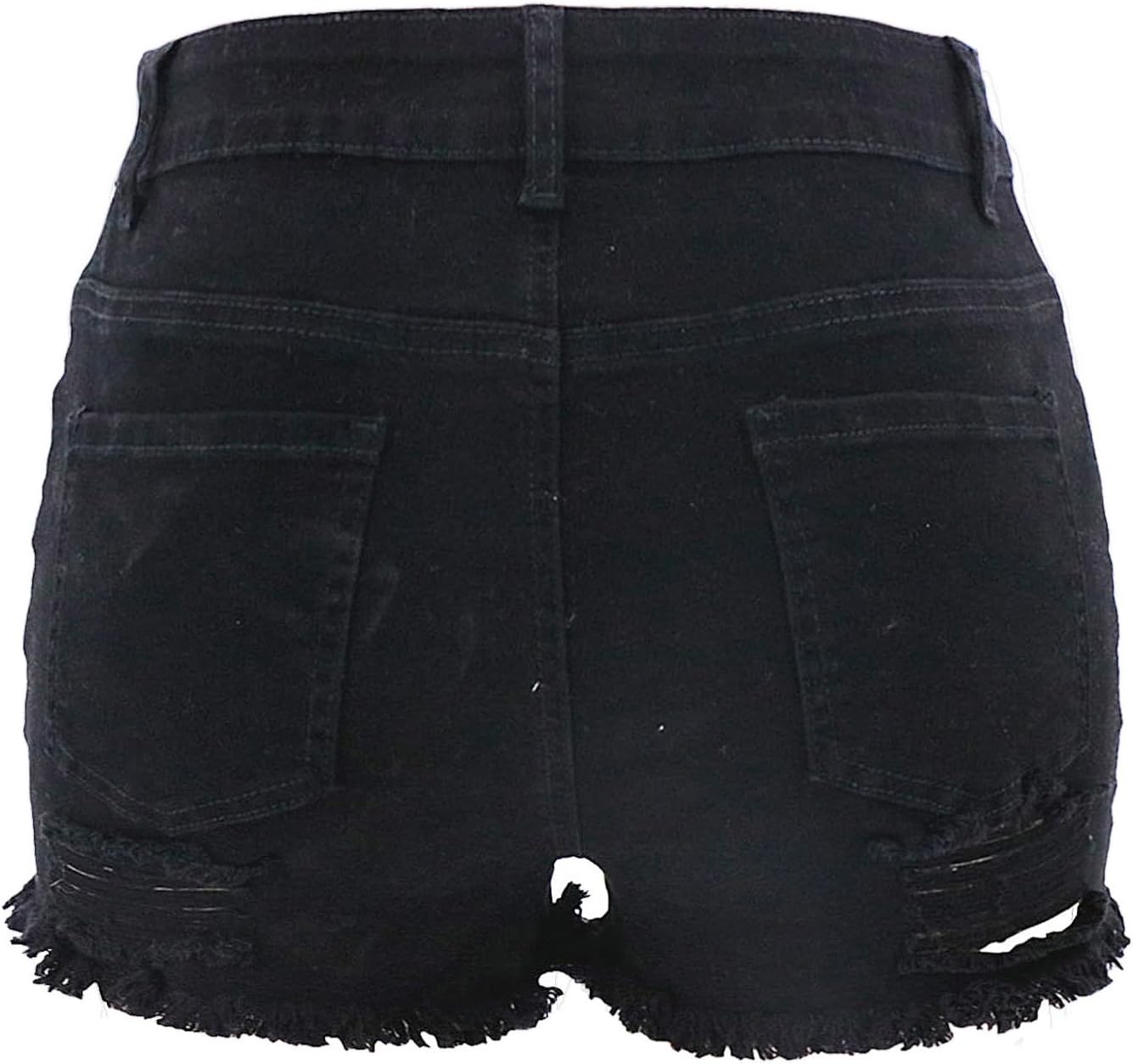 Atditama Women's Summer Ripped Jean Shorts Stretch Skinny Frayed Denim Shorts Beach Casual Women Shorts