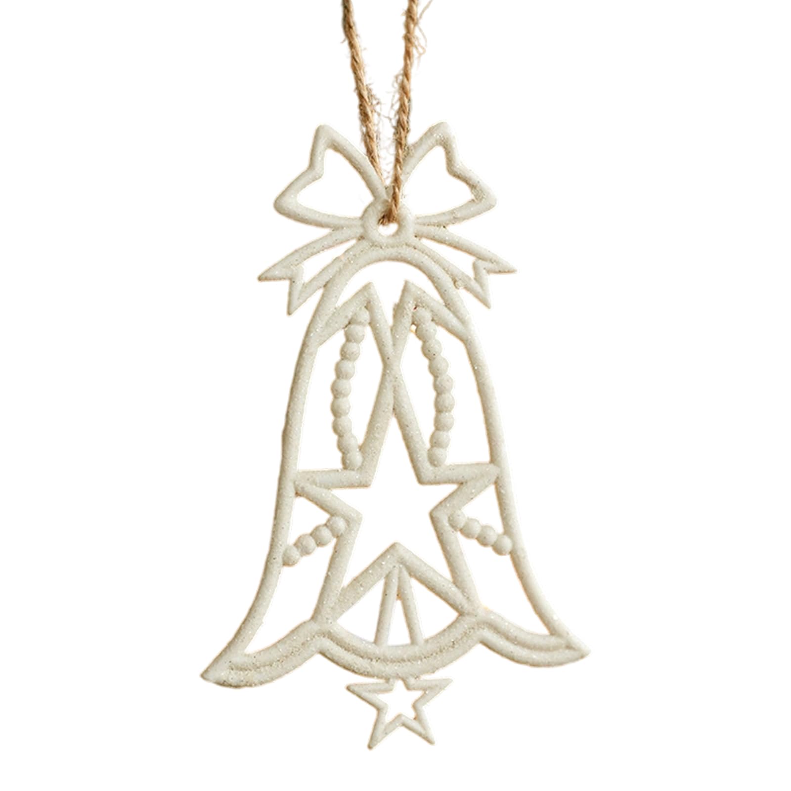 Shatterproof Holiday Tree Decoration Star/Reindeer/Bowknot/Snowflake Shape Hanging Ornament Christmas Tree Decoration Star and Reindeer Ornament