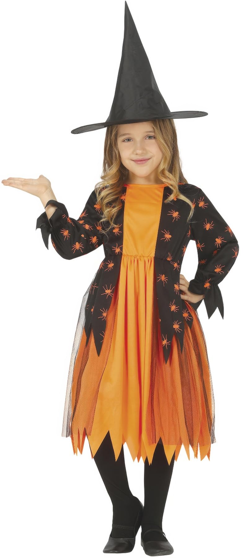FIESTAS GUIRCA Spider Witch Halloween Fancy Dress Costume Toddler Age 3-4 years