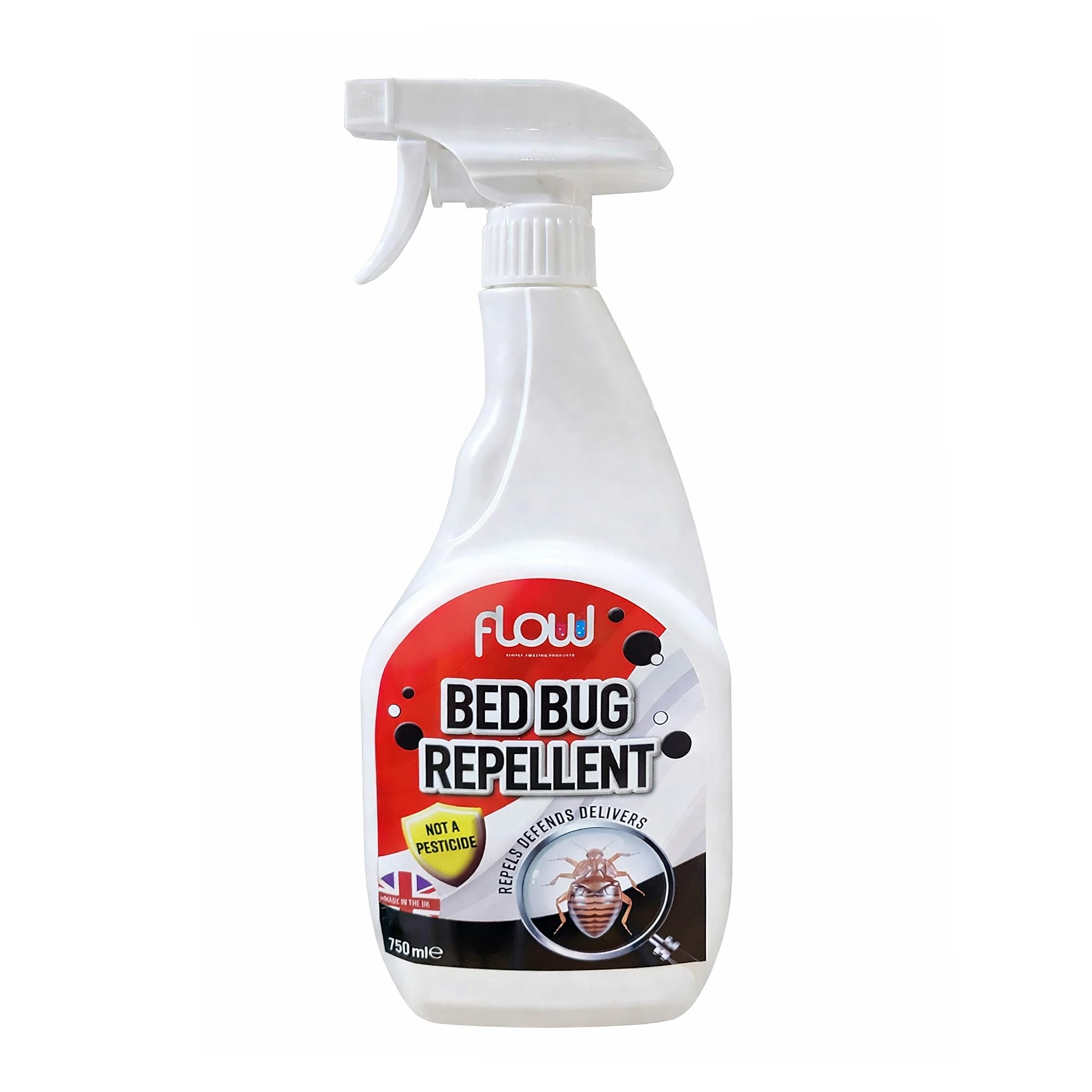 Dunnet Tools Bed Bug Repellent Deterrent Spray 750ml Peppermint Oil Spray Pest Control for Indoors Bed Bug Spray Pet & Family Friendly - Protect Bedrooms, Mattresses, Sofas and Cupboards