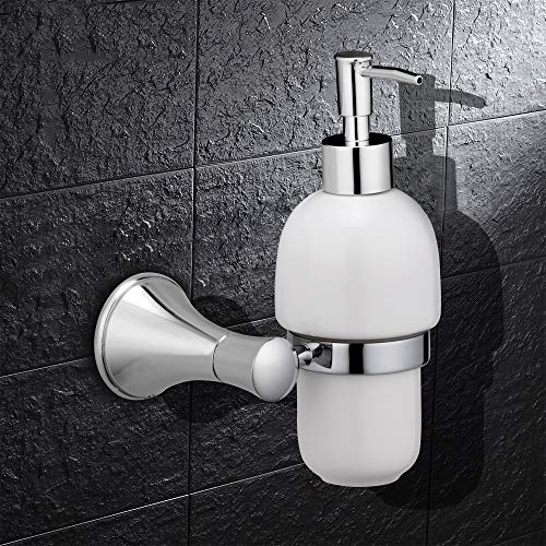 Image of ALTON AntiqueBlack-Chrome, Soap Dispenser, Wall Mounted