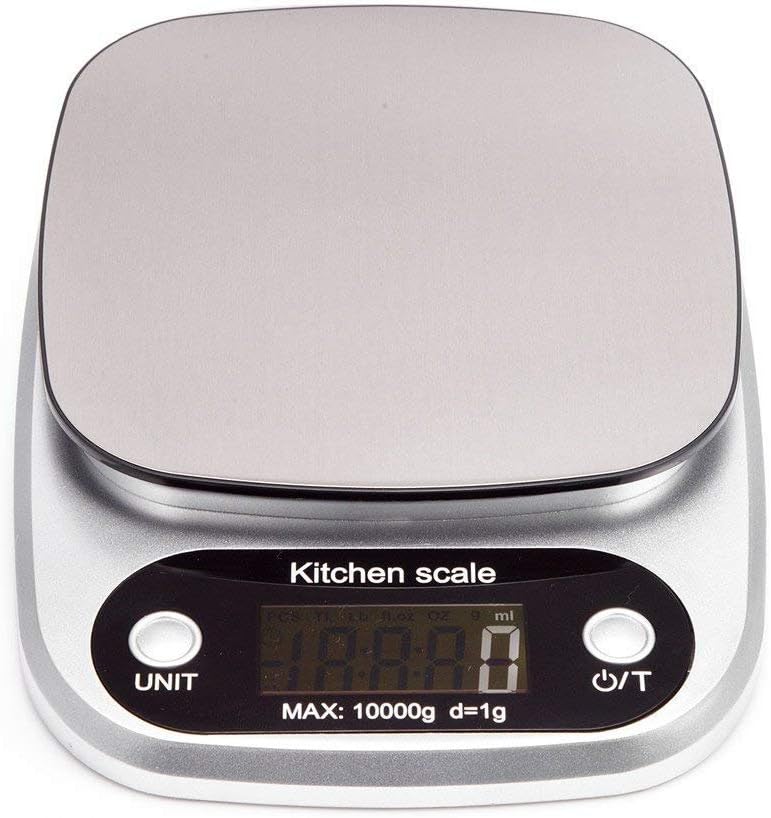 Kitchen Scales Digital Scale,22lb/10KG Electric Scales Small Kitchen Appliances Stainless Steel,Mini Scale Smart Water Proof with LCD Display, Accurate Gram,Tare Function Calibrated