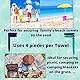 SusggO 8 Clips für Strandtücher – Klammern für Strandtücher – Clips Wäscheklammern – Strandtuchklammern Picknickdecke zum Befestigen von Sand – Zubehör für Strand, Strand, Camping (Himmelblau)