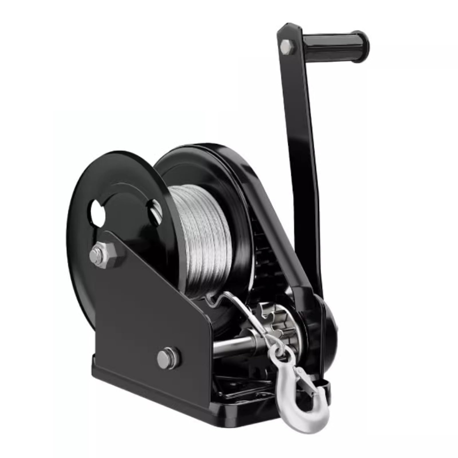 Combo Argano A Fune Passante WRH Con Cavo Di Acciaio