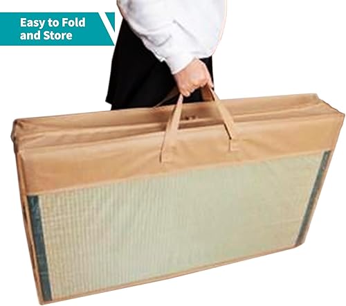 Miniatura 4 de BALUS Tapete de tatami japonés colchón Igusa colchón de tatami de hierba rush colchón de suelo plegable japonés tradicional colchón futón japonés