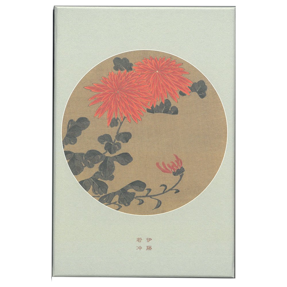 Amazon | 芸艸堂 御朱印帳 伊藤若冲 若冲画譜 菊 蓮 N014 | 朱印