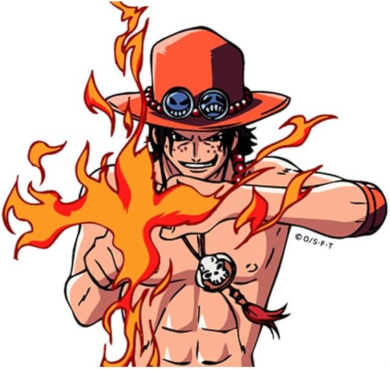 Amazon Lcs 053 ワンピース One Piece キッズインカー ステッカー エース 日本製 描きおろしイラスト アニメ 萌えグッズ 通販
