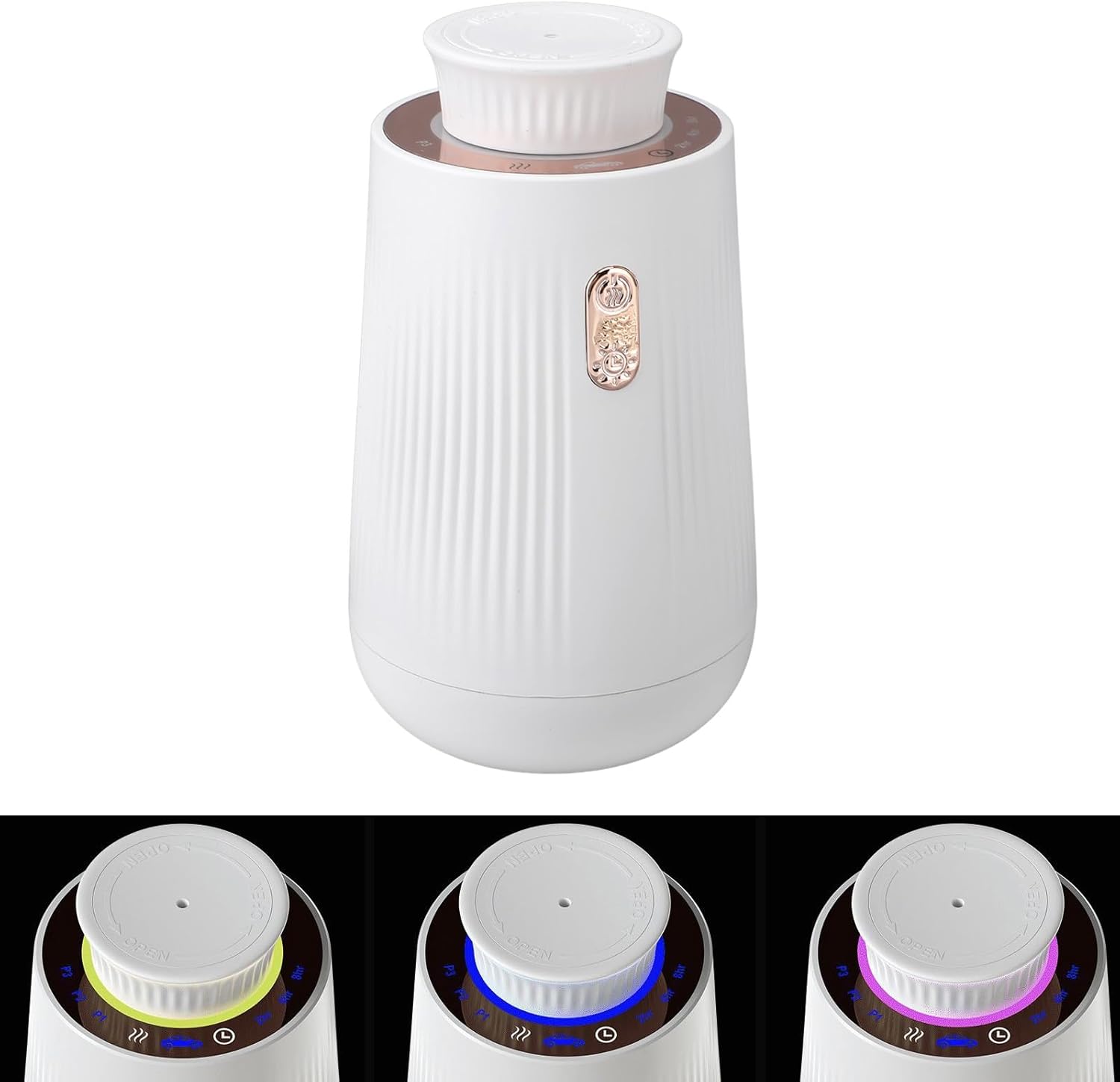 Car Diffuser Humidifie,Smart Portable Auto Air Freshener,with Timing Function, for Car Home Office Bedroom