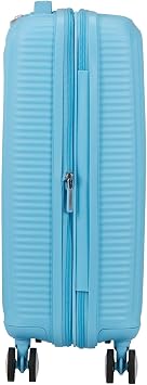 American Tourister Soundbox Spinner 55/20 TSA EXP Trolley Blueberry Fizz Light Blue
