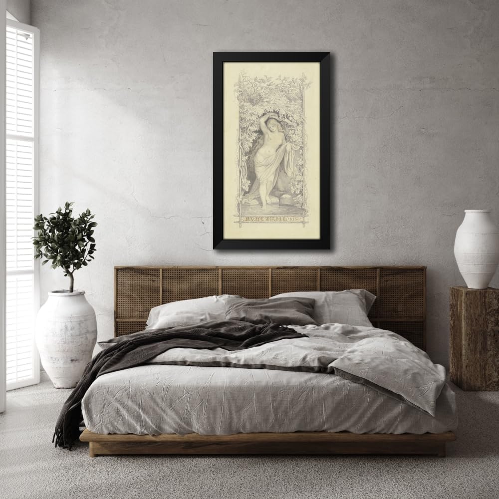 ArtDirect Rübezahl (ca 1845) Custom Framed Art Print Giclee Print or Canvas Options with Various Sizes and Customization by Adrian Ludwig Richter