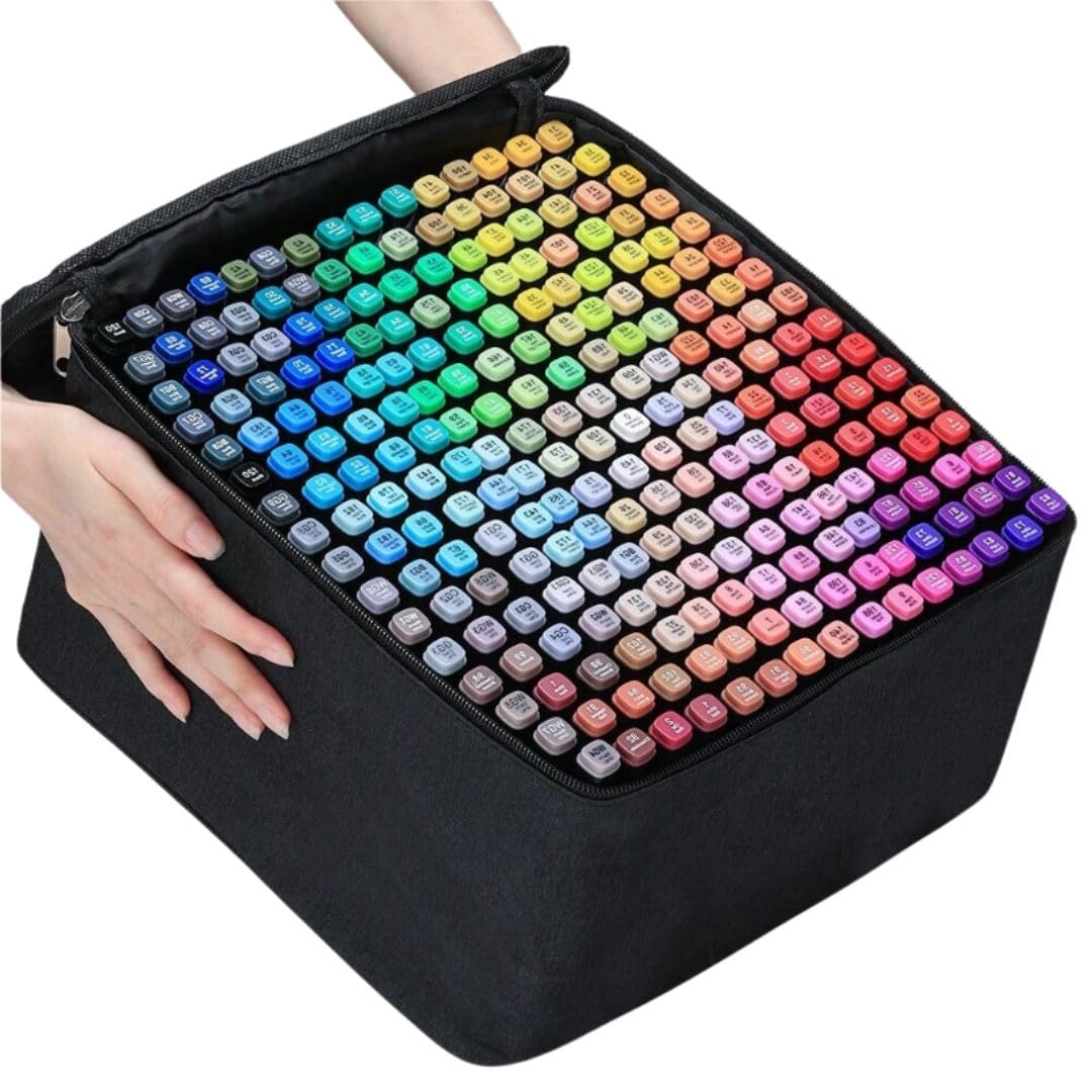 Amazon.com: 168 Colors Dual Tip Art Markers Set, Professional