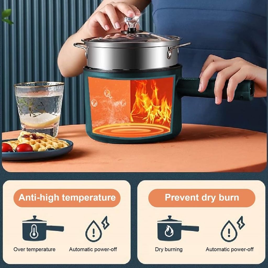 Elektryczny gorący garnek mini wielofunkcyjny elektryczny garnek do makaronu błyskawicznego i nie tylko