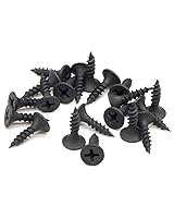 Vista 5 de IMScrews Tornillos Phillips de cabeza plana #6 x 5/8 pulgadas para paneles de yeso de rosca fina, tornillo de madera de punta afilada, acero al