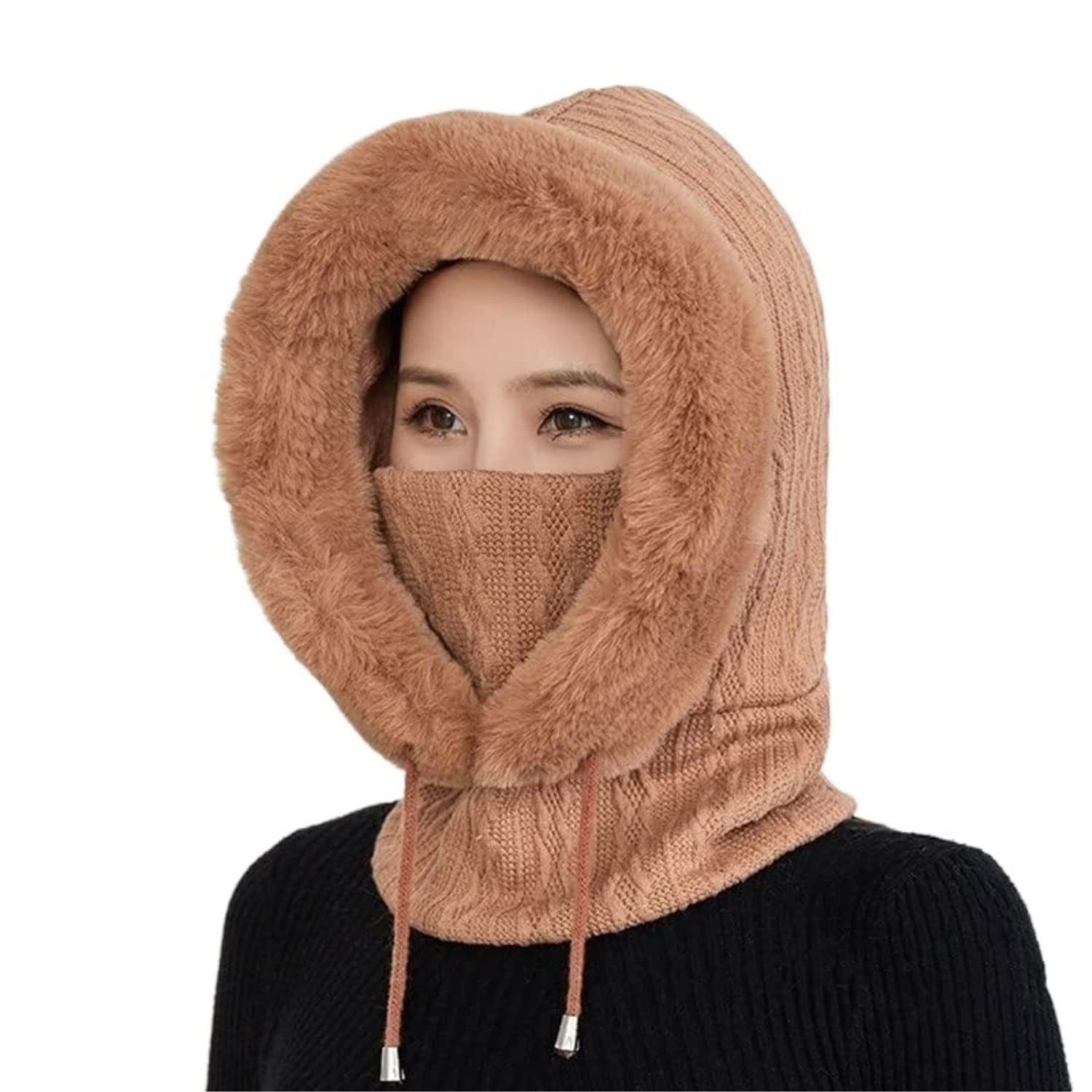 Berretto Invernale Cappello Invernale Scaldacollo Per Cappello Invernale, Copricapo Per Pattinaggio Sci Russo Cappello Scaldacollo In Soffice Pelliccia Cappello Invernali
