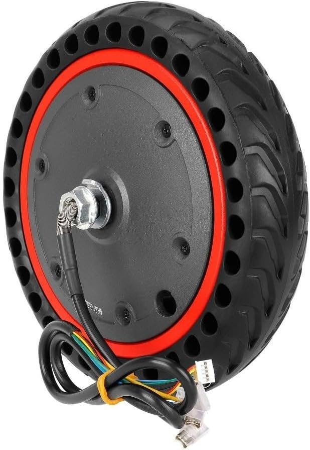 350W 36v 8.5 Inch Motor Wheel Replacement With Solid Tyre, Electric Scooter Motor Brushless Hub Motor for Xiaomi M365/Segway-Ninebot