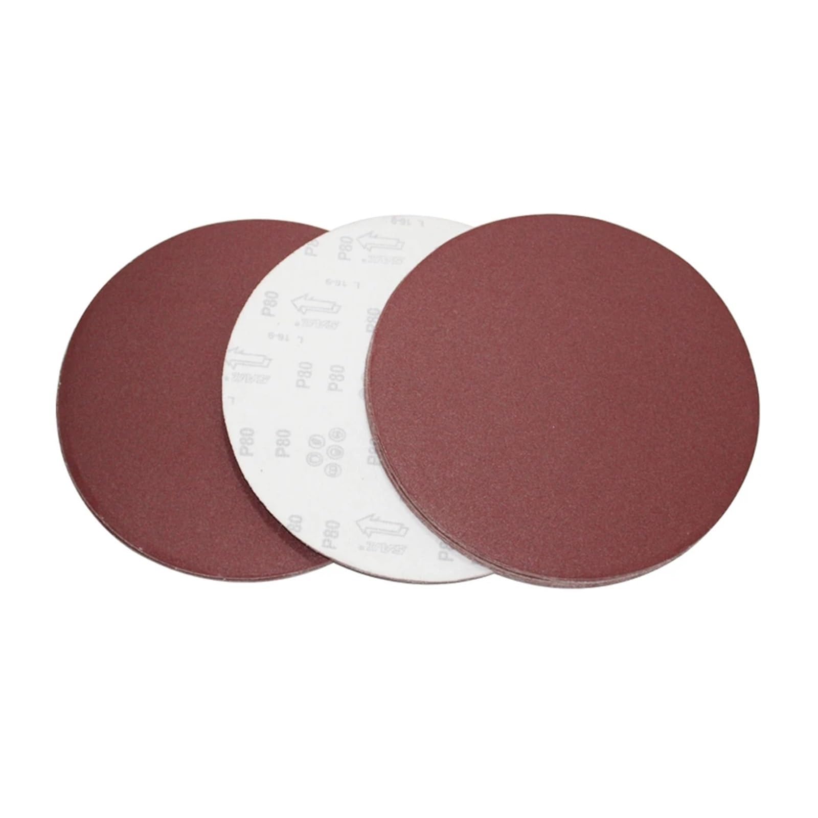 Discos de lijado 10 piezas 30 cm y 300 mm for paredes, con gancho bucle, papel abrasivo para Taladros(240)