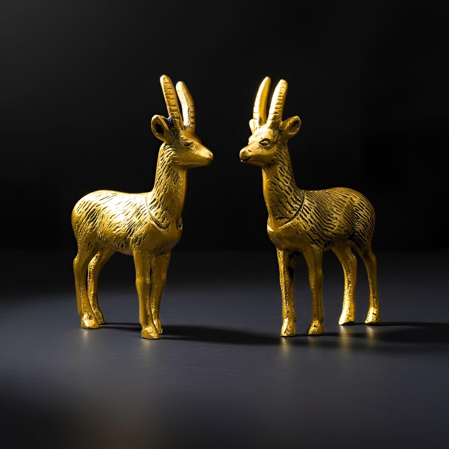 Deer Showpiece for Home Decoration Items for Living Room Reindeer Statue Gifting Item,Wedding, Housewarming and Christmas Gift
