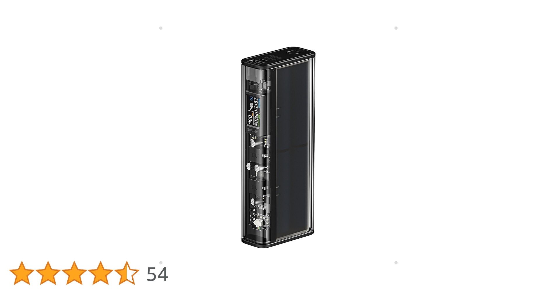 スマホアクセサリー SHARGE Shargeek 140 Power Bank 20000mAh Shargeek 140 Power Bank 140w Output 20,000 mAH Portable