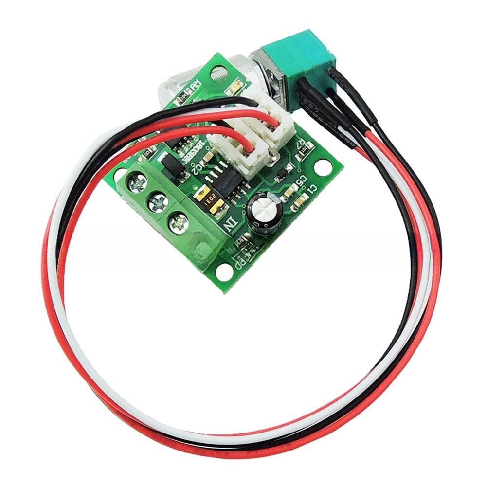 Littimoon DIY PWM Speed Control: 1803BKW Motor Speed Controller 1.8-12V 2A 30W, Adjustable DC Regulator for Robotics Projects