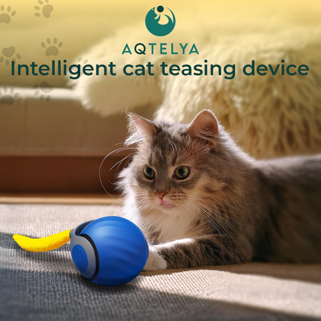 Juguete interactivo para gatos, juguetes interactivos para perros, juguete automático para gatos, recargable por USB, adecuado para interiores y exteriores, juguete para perros en movimiento