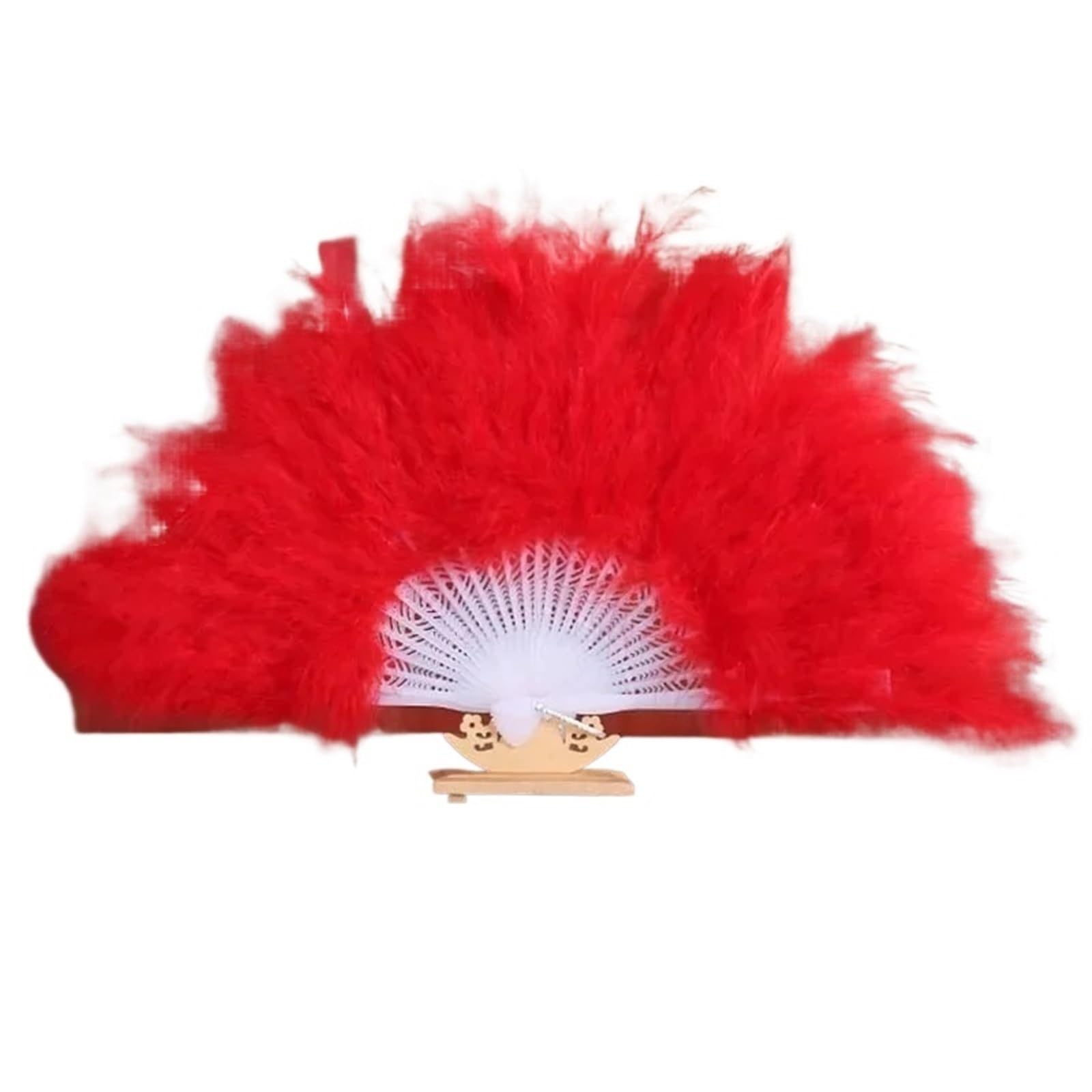 Éventail de danse en plumes léger et maniable pour chorégraphie rythmée