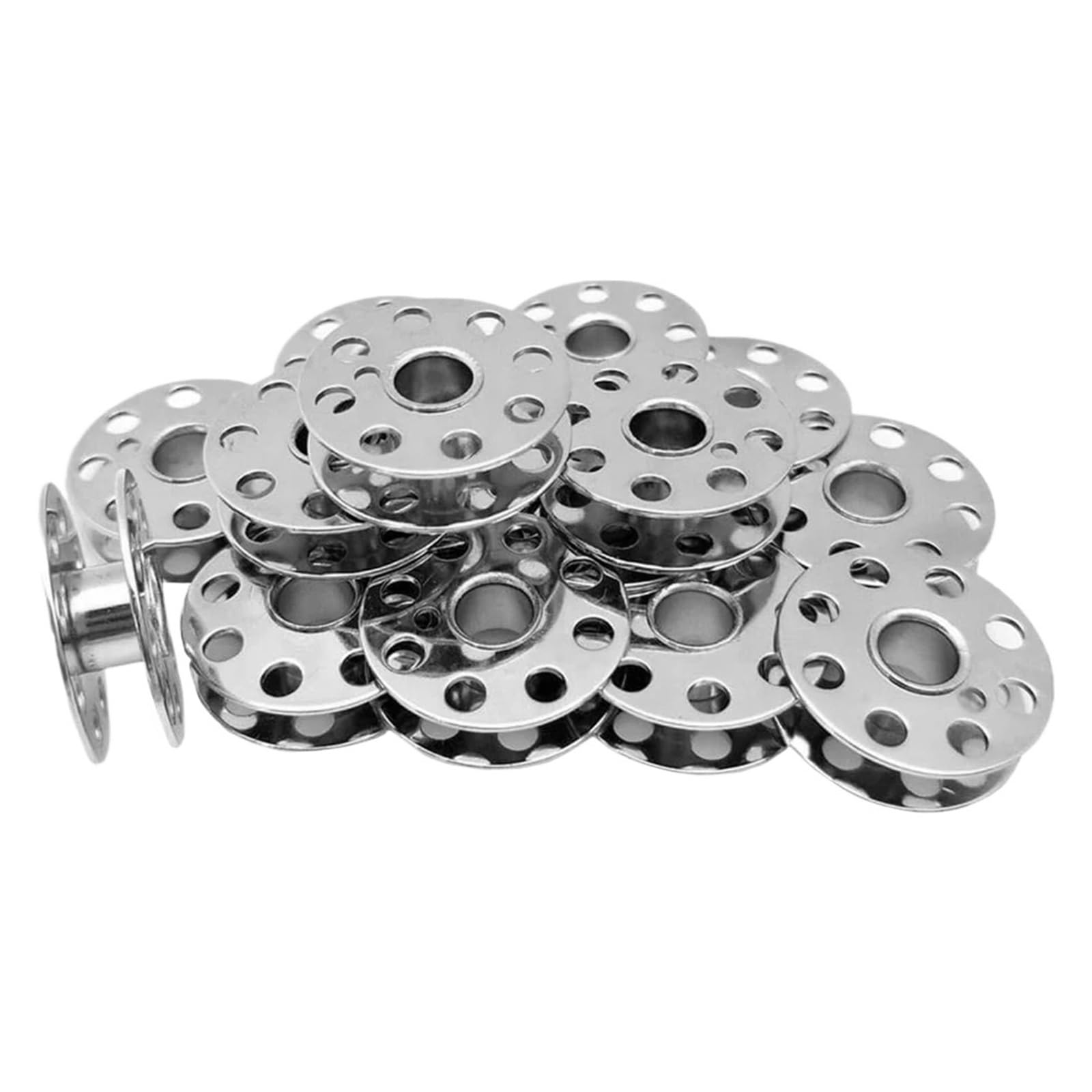 10/2050/80100 szt. Metalowe szpulki do szycia 45785 akcesoriów maszynowych(80 PCS)