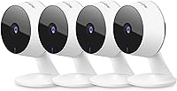 LaView 4-Pack 1080P Indoor WiFi Security Cameras: Motion Detection, Night Vision, 2-Way Audio, Alexa Compatible, Pet Monitor