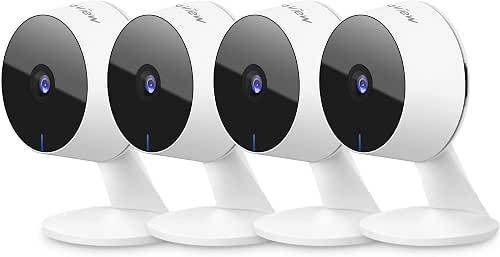 LaView Security Cameras 4pcs, Home Security Camera Indoor 1080P, Wi-Fi